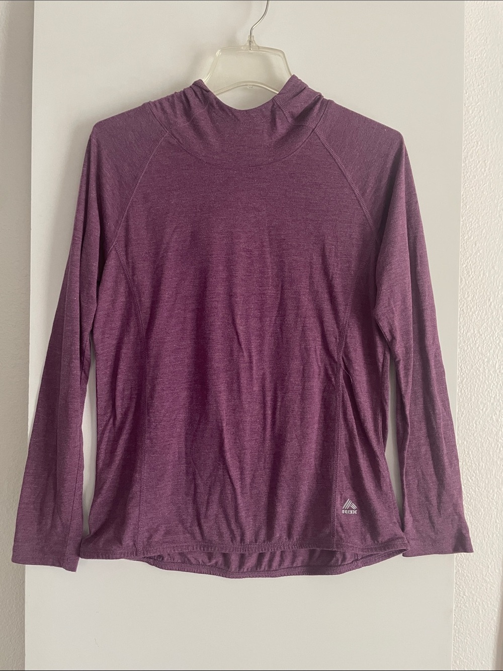 RBX Sport Hoodie Long Sleeve T Shirt Top mauve pink 
Pre owned